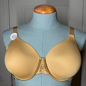 Vanity Fair NWOT Bra 44C Tan Full Coverage Underwire Adjustable Straps